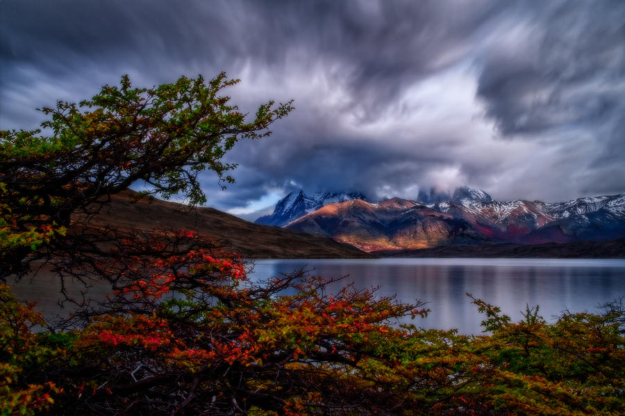 Laguna Azul Torres Del Paine Photograph By Alex Li Fine Art America