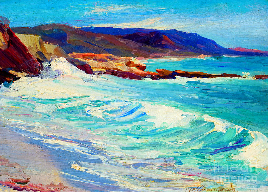 Laguna Beach California Painting by Peter Ogden