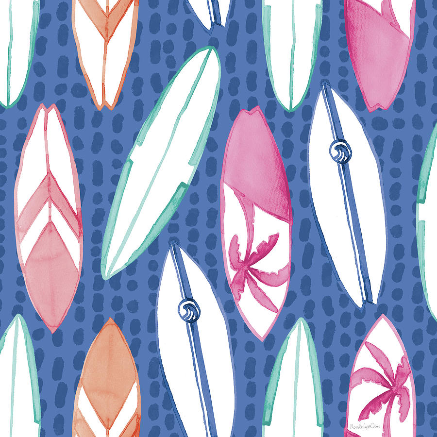 Pattern Mixed Media - Laguna Pattern Vb by Mercedes Lopez Charro Pattern Mixed Media - Laguna Pattern Vb by Mercedes Lopez Charro