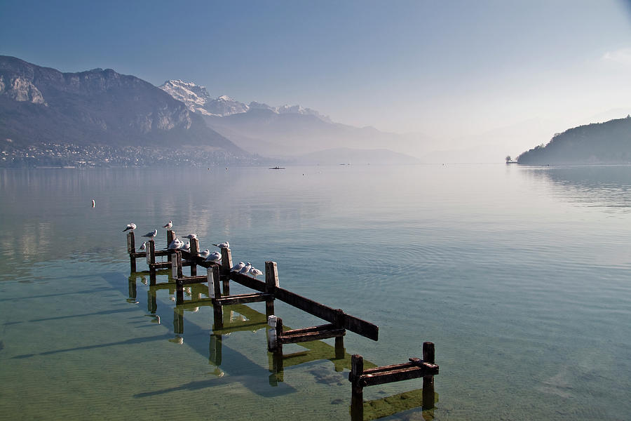 Lake Annecy Lac Dannecy Photograph by Harri Jarvelainen Photography