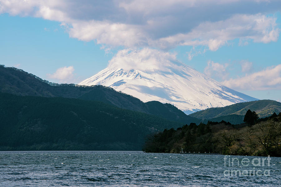 Lake Ashi and Mt. Fuji Photograph by Bob Phillips