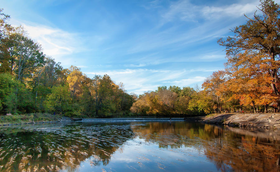 Lake at Tyler State Park Photograph by Linda Bielko | Fine Art America