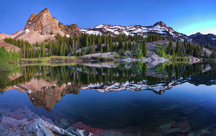 Lake Blanche Blues Photograph by James Zebrack