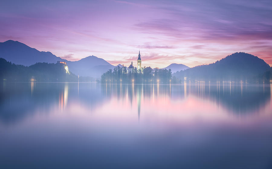Lake Bled Photograph by Larry Deng