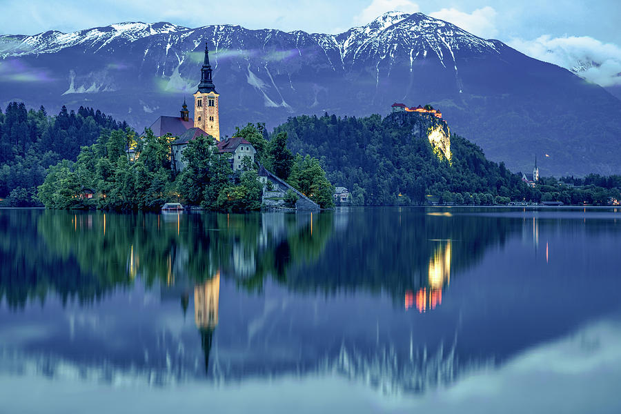 Lake Bled Reflections Photograph by Lindley Johnson