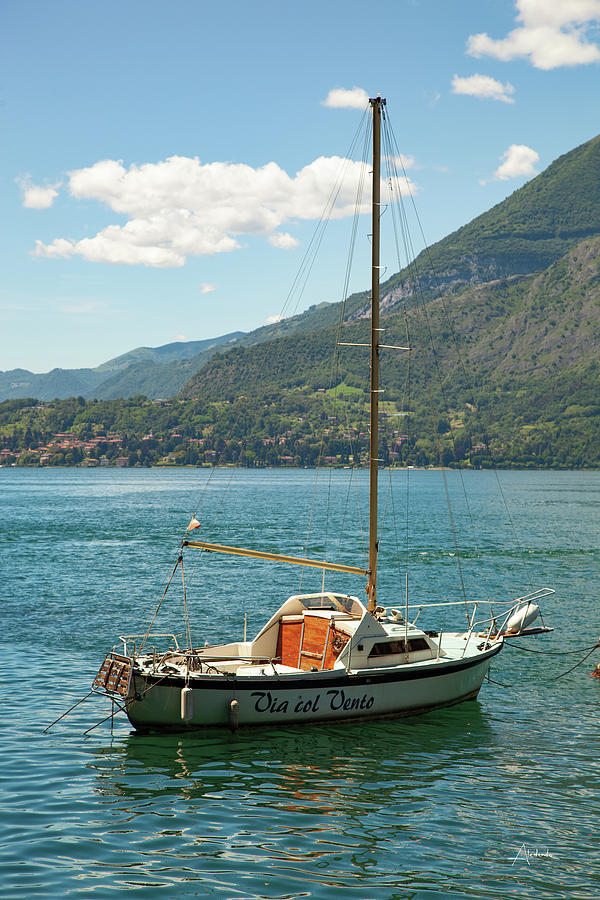 Boat Photograph - Lake Como Boats II by Aledanda