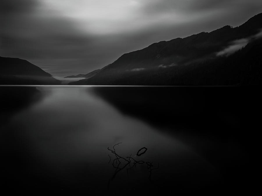 Sunset Photograph - Lake Crescent 9 by Thomas Hall