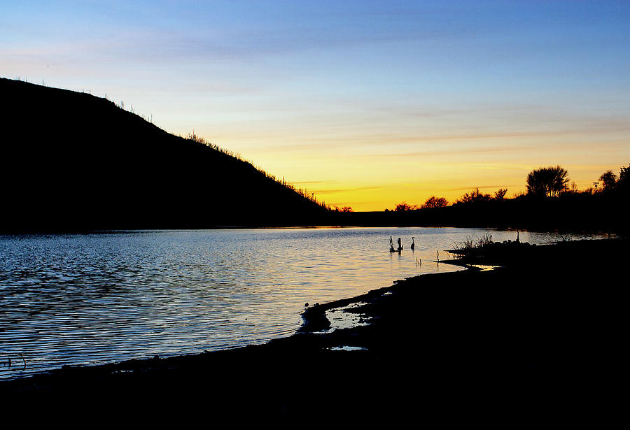 Lake Cuyamaca Sunset Photograph by Anthony Jones