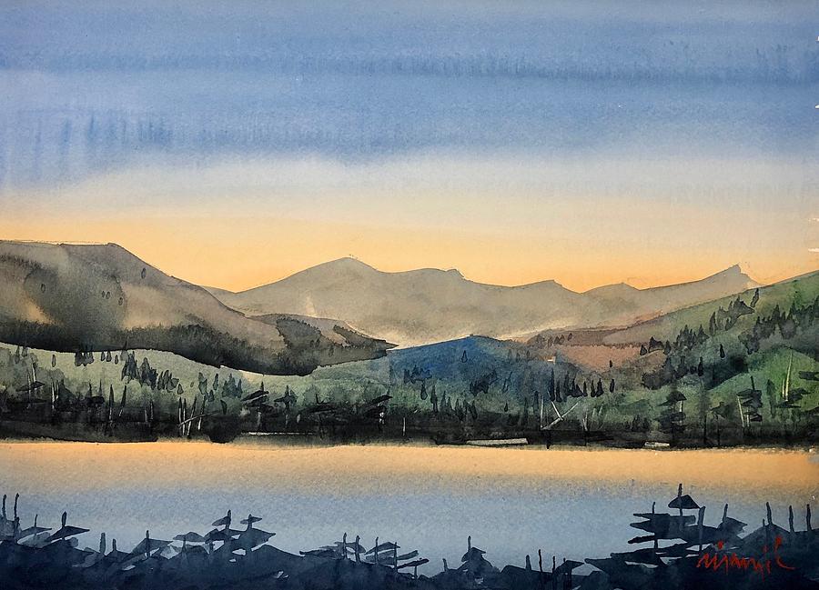 Lake Dillon 2 Painting by Ugljesa Janjic