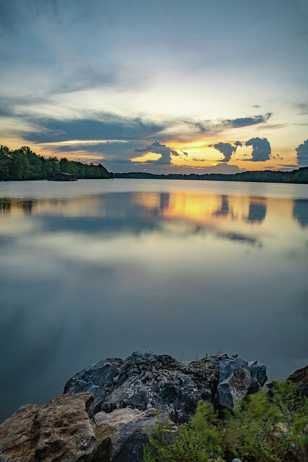 Lake Fayetteville Arkansas Reflections Photograph