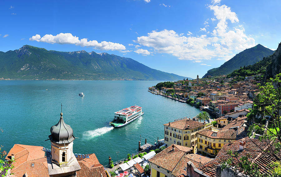 Lake Garda, Lombardy, Italy Digital Art by Luca Da Ros