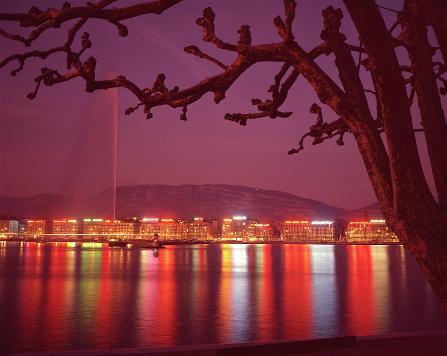 Colour Photograph - Lake Geneva by Ralph Crane