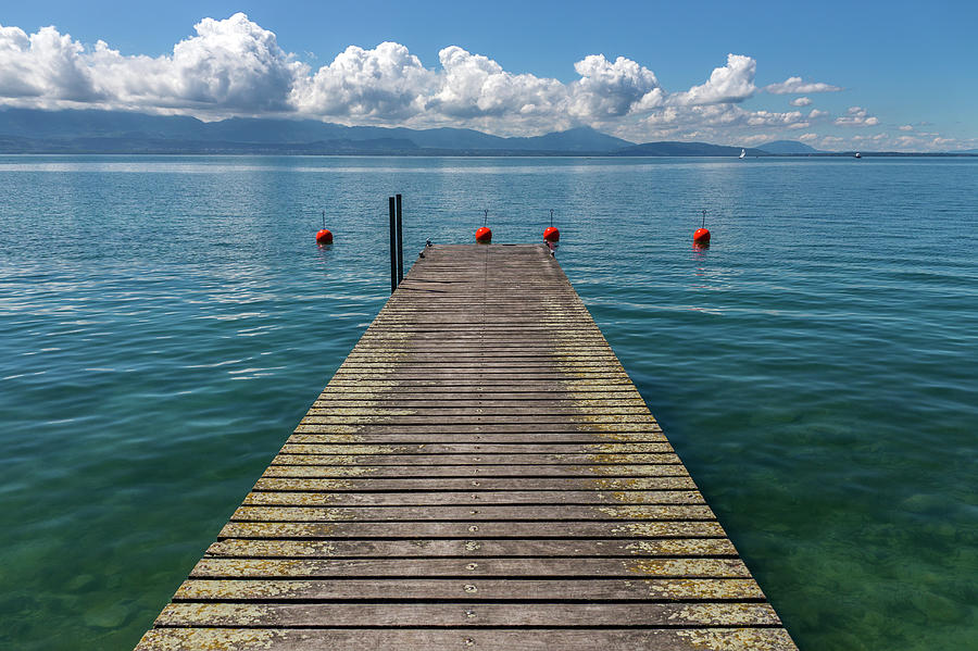 Lake Geneva - Switzerland Photograph by Steve Allen