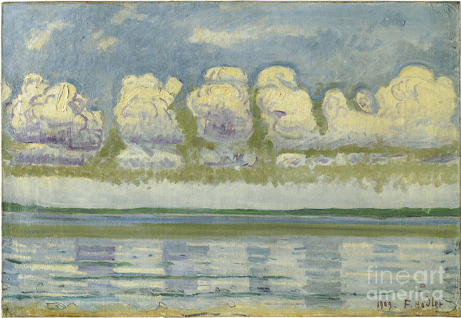 Lake Geneva With The Swiss Jura, 1909 Drawing by Heritage Images