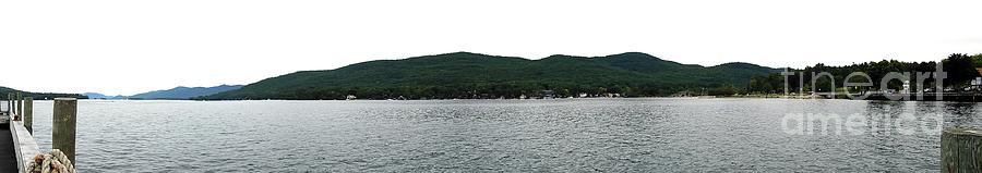 Panoramic Photo of Lake George in NYS Adirondack Mountains 2 Photograph by Rose Santuci-Sofranko