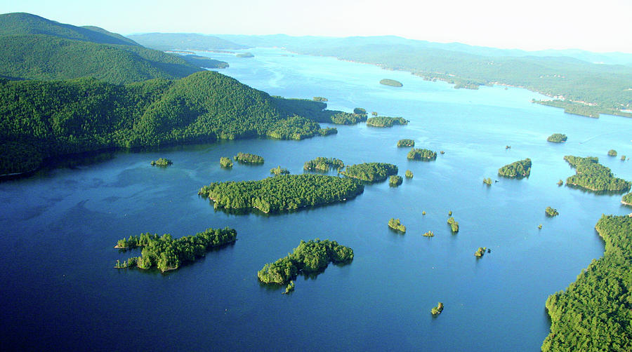 Lake George Narrows Looking North Photograph by Jerry Trudell The Skys The Limit
