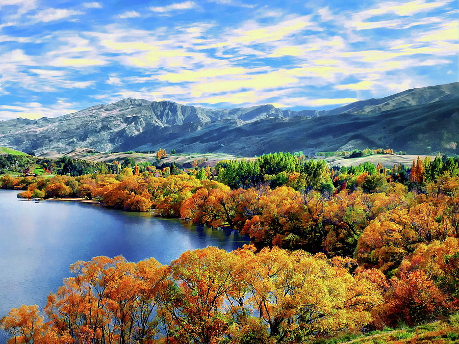 Lake Hayes Autumn by Anthony Dezenzio Lake Hayes Autumn by Anthony Dezenzio