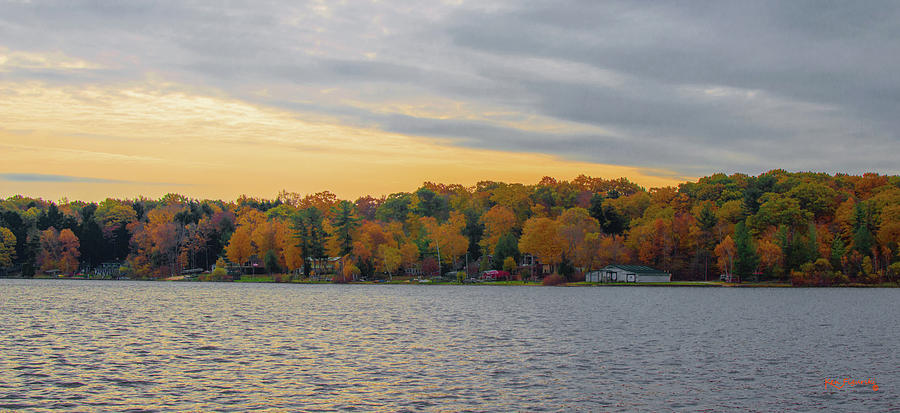 Lake In Michigan During Autumn Photograph by Ken Figurski