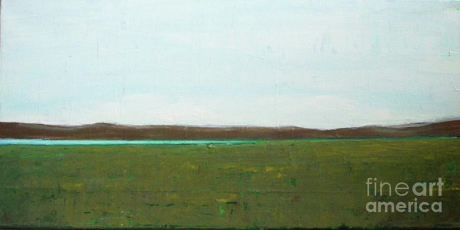 Lake in Prairie Painting by Vesna Antic