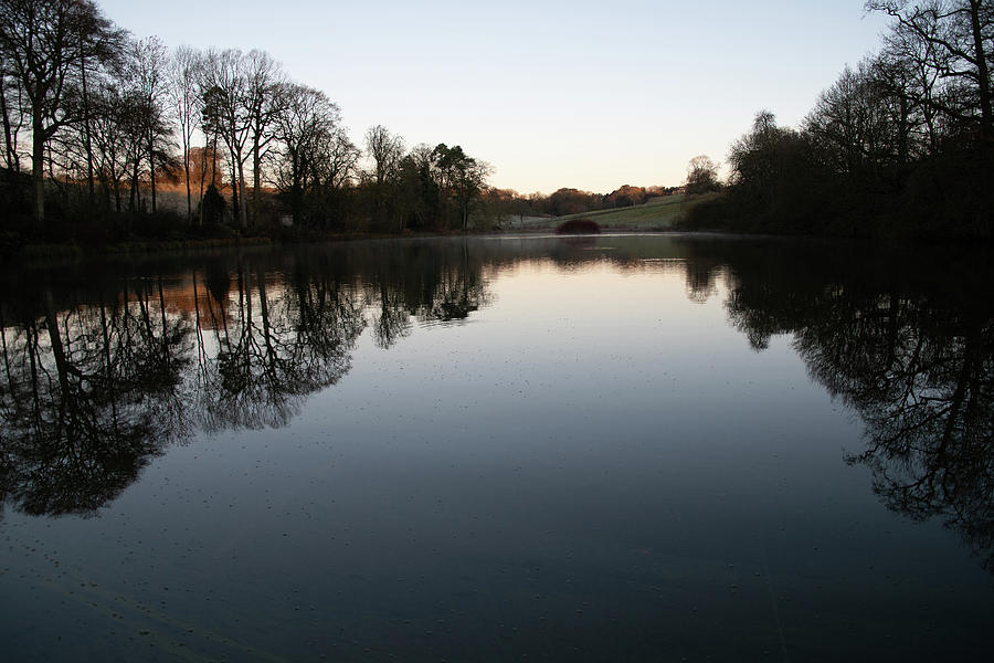 Lake in the Evening Photograph by Mark Hunter