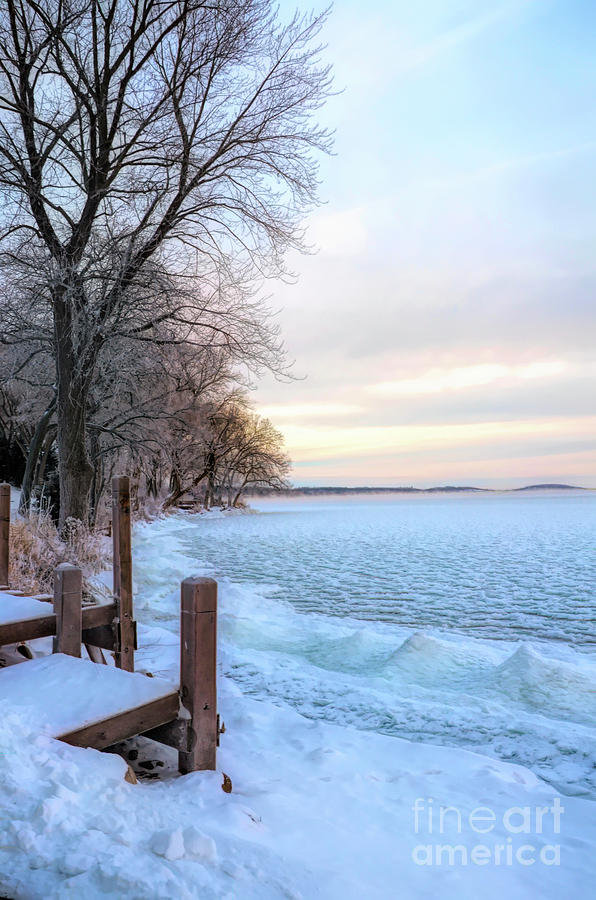 Lake in Winter Photograph by Jill Battaglia