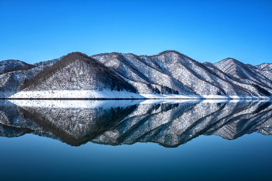 Lake In Winter Photograph by Naoya Yoshida