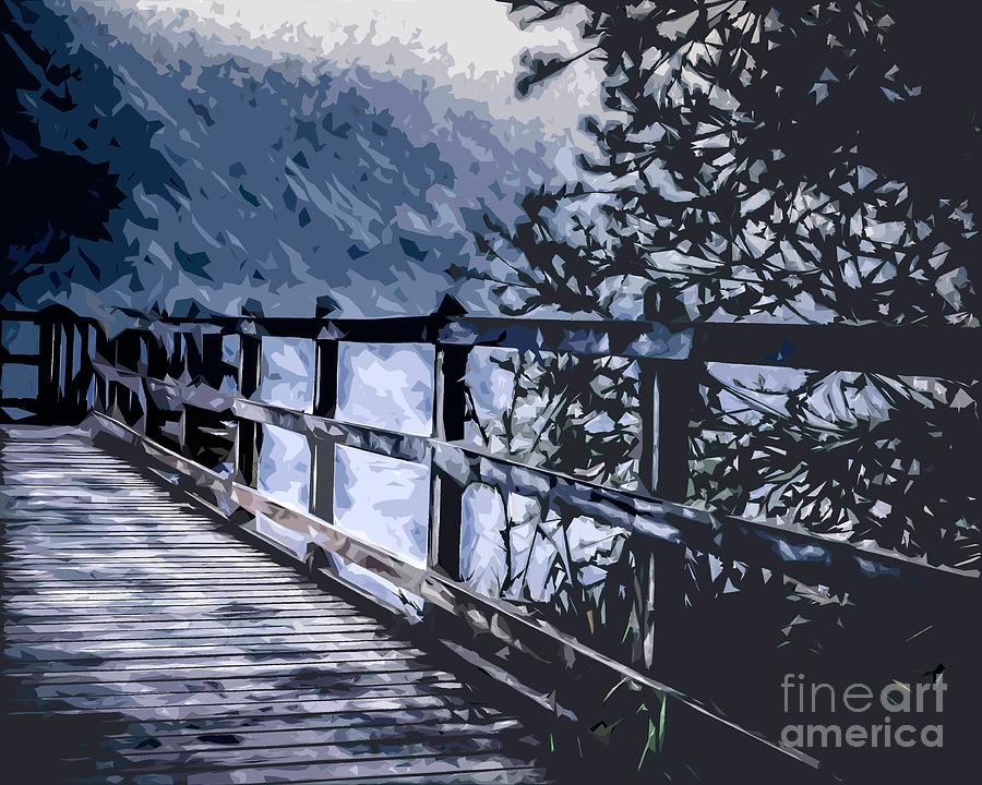 Lake Jetty. by Nigel Dudson Lake Jetty. by Nigel Dudson