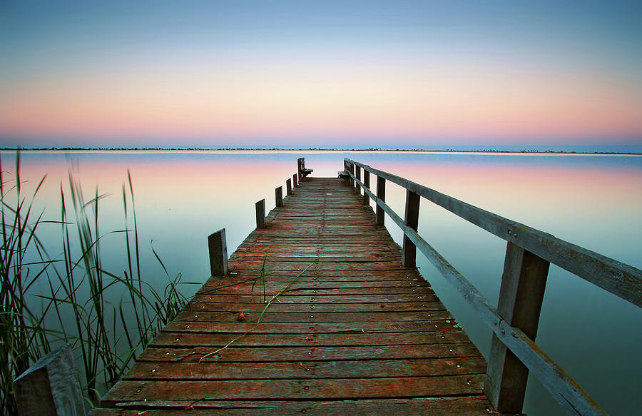 Dock Photograph - Lake Kangaroo by Wayne Bradbury Photography