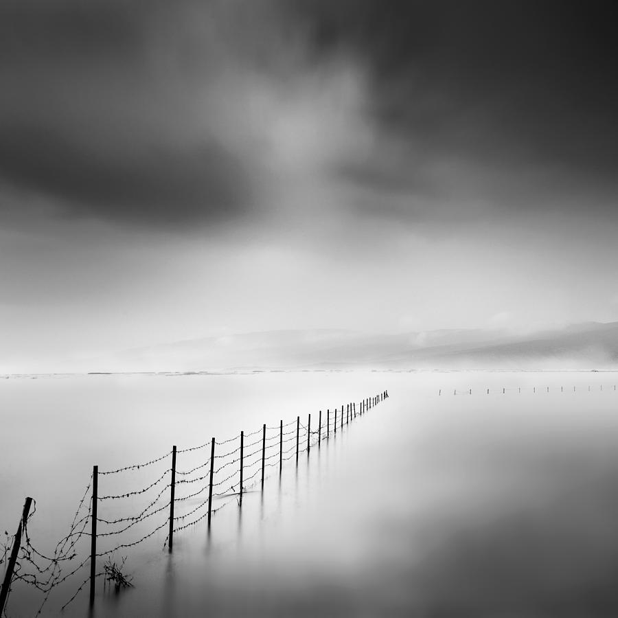 Black And White Photograph - Lake Karla 004 by George Digalakis