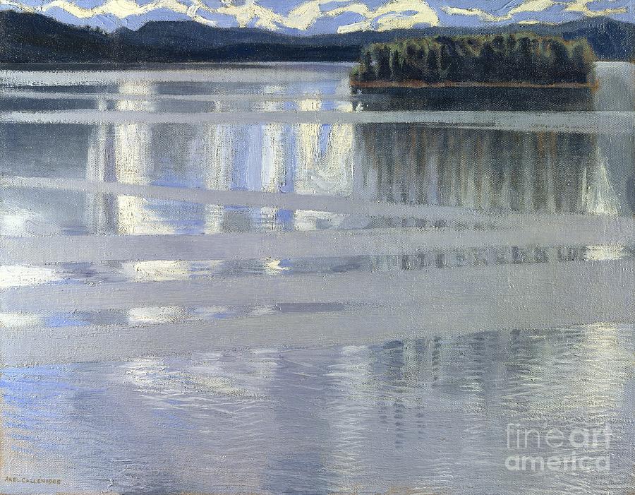 Lake Keitele, 1905 Painting by Akseli Valdemar Gallen-kallela