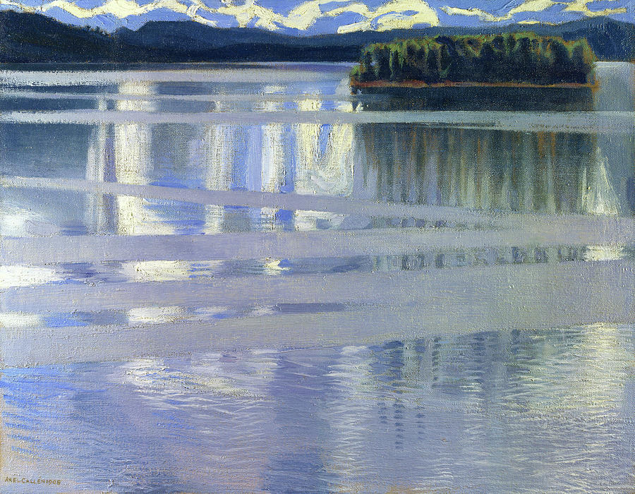 Summer Painting -  Lake Keitele - Digital Remastered Edition by Akseli Gallen-Kallela