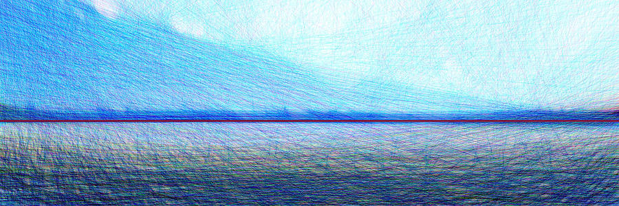 Lake Lines Digital Art by Robert Bissett
