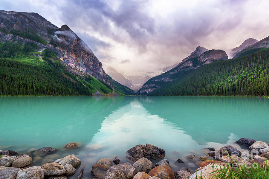 Lake Louise, Banff National park Photograph by Delphimages Photo Creations