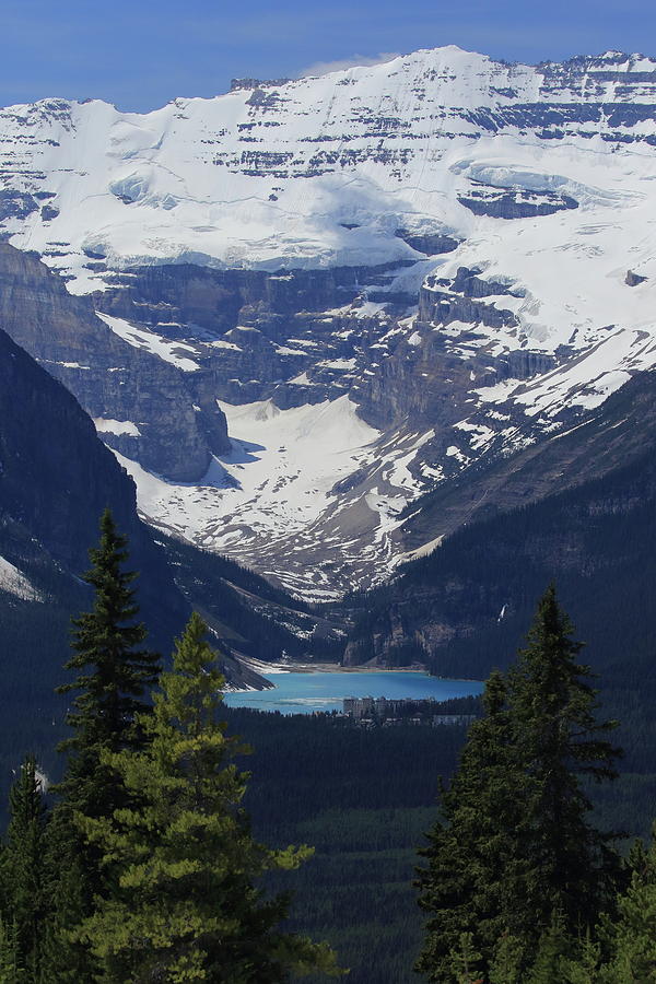 Lake Louise Long Distance Photograph by Coby Cooper