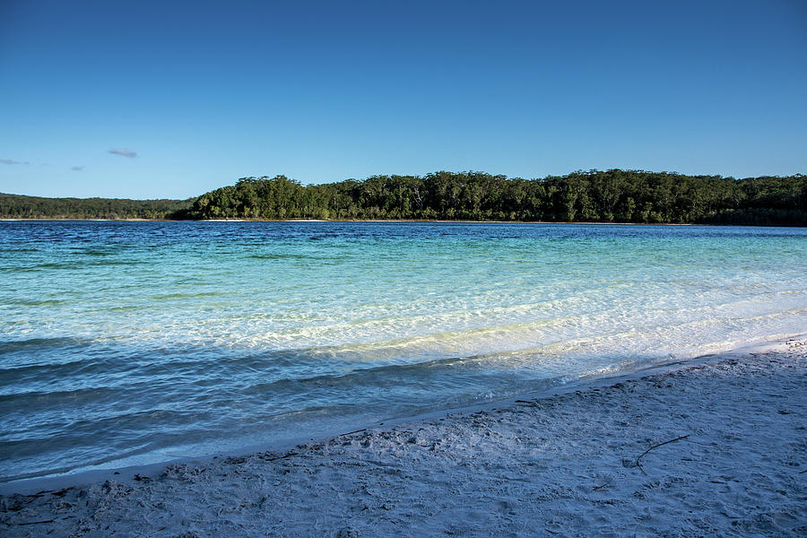 Lake Mackenzie on Fraser Island, Queensland Photograph by Mark Hunter