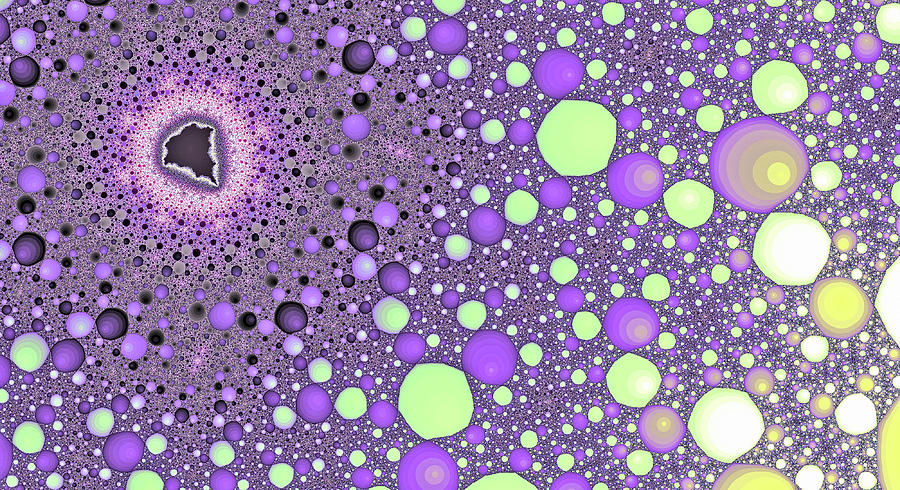 Lake Magnificent Purple Fractal Art Digital Art by Don Northup