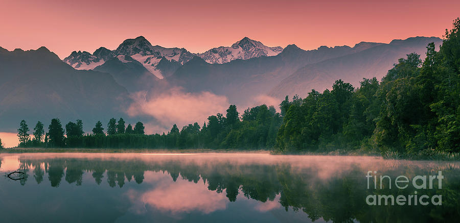 Lake Matheson 2 Photograph by Henk Meijer Photography