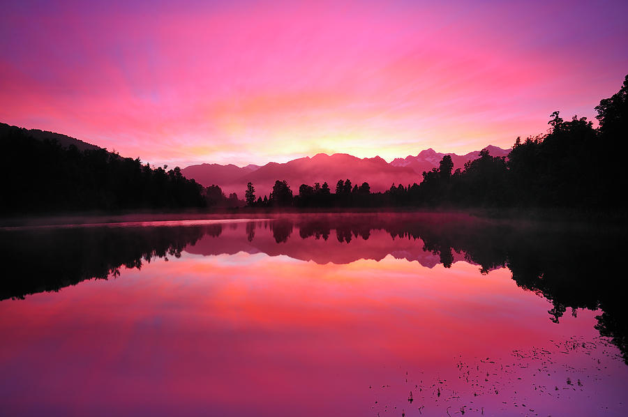 Lake Matheson Photograph by Photography By Anthony Ko
