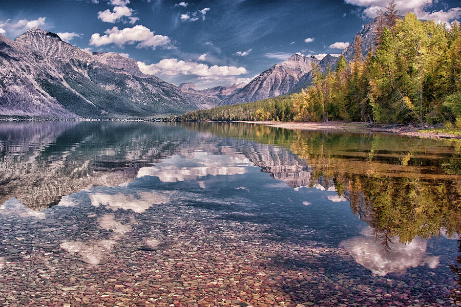 Lake Mcdonald Reflection Photograph by Jan Maguire Photography