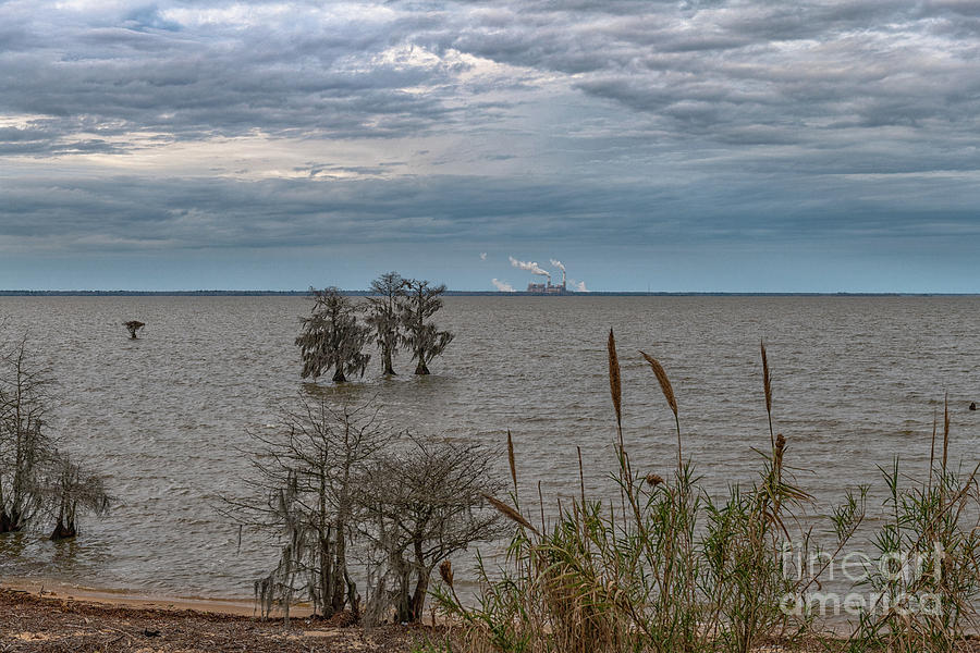Lake Moultrie - Winter Skies Photograph by Dale Powell