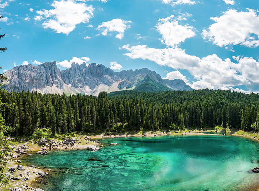 Lake of Carezza. Dolomites, Italy Photograph by Nicola Simeoni - Fine ...