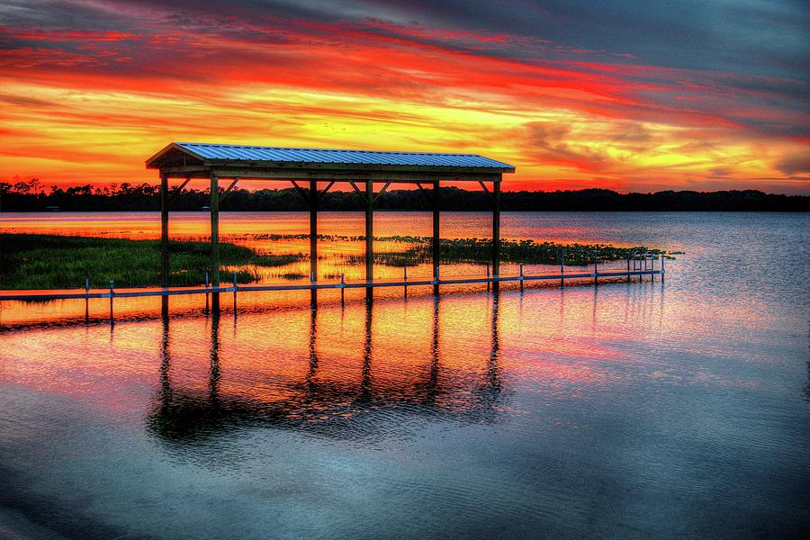 Lake Placid Sunset Photograph