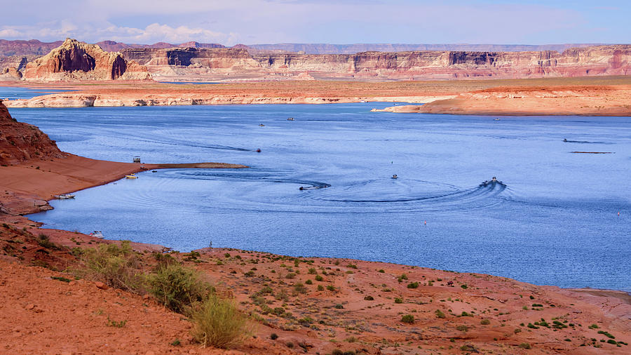 Lake Powell View From Wahweap Overlook Photograph by Debra Martz