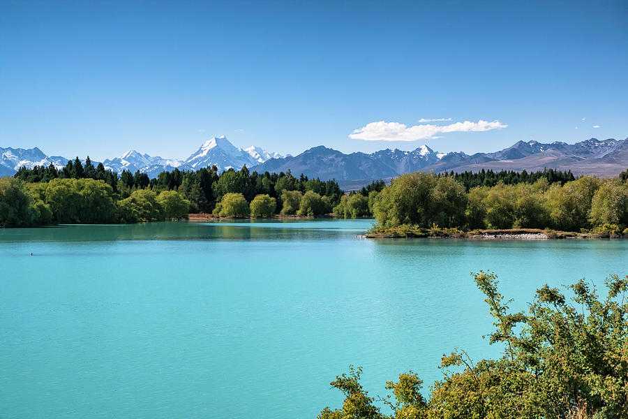 Lake Pukaki And Mt Cook Photograph by Célia Mendes Photography
