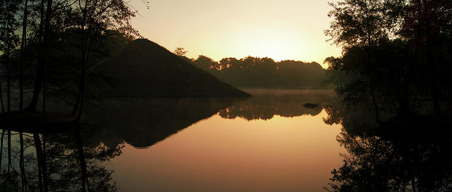 Lake pyramid before sunrise Photograph by Sun Travels