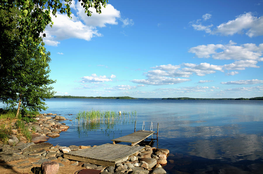 Lake Saimaa In Summer Photograph by Mableen