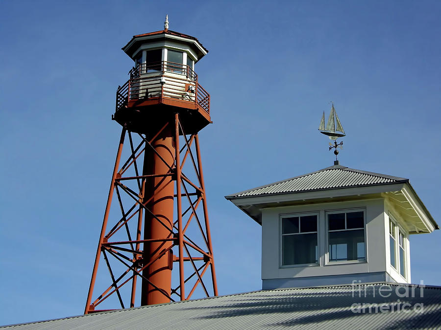 Lake Sumter Landing Lighthouse Photograph by D Hackett