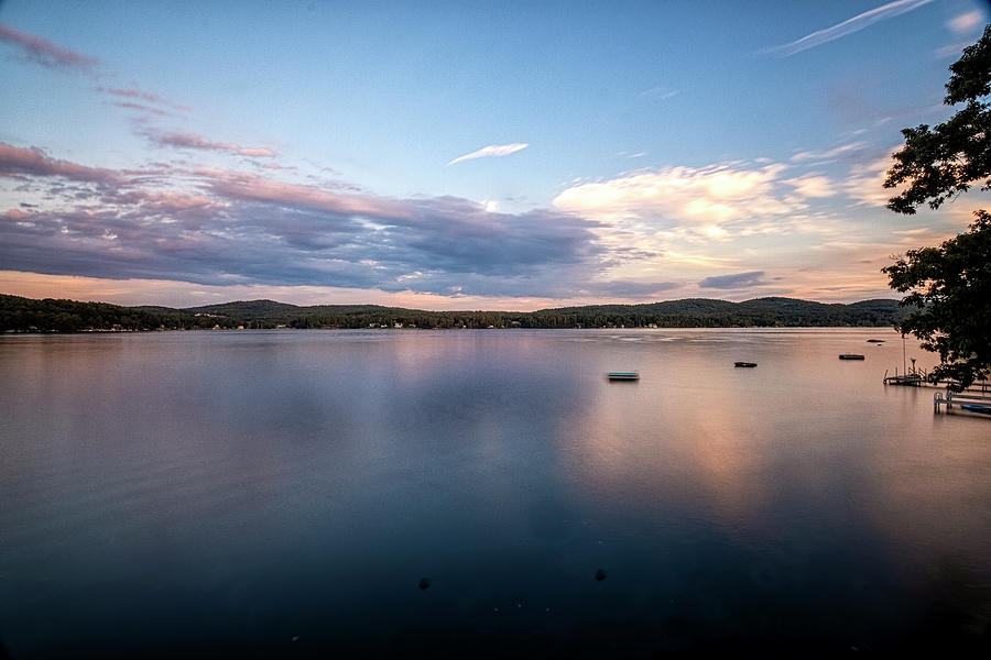 Lake Sunset Photograph by Tom Singleton Lake Sunset Photograph by Tom Singleton