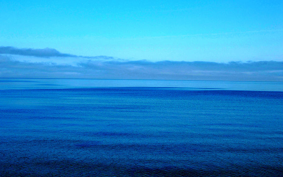 Lake Superior Blue Photograph by Tom Kelly