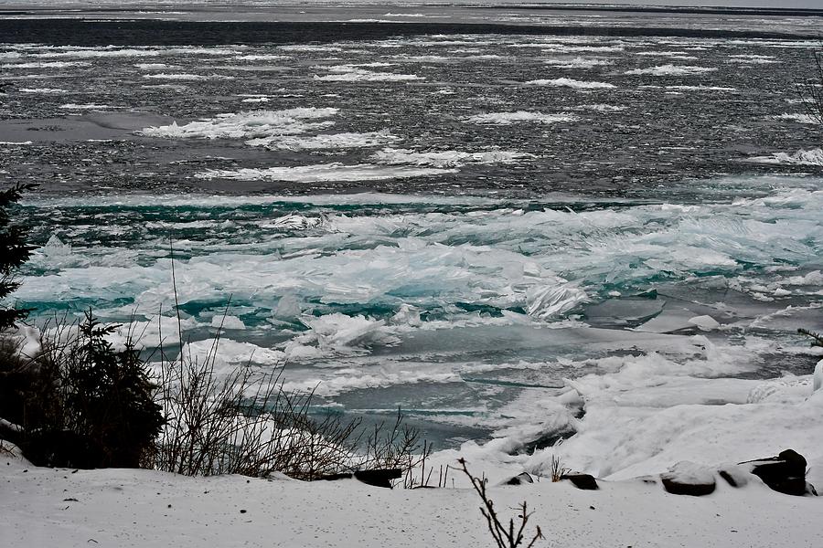 Lake Superior Collecting Ice Photograph by Hella Buchheim